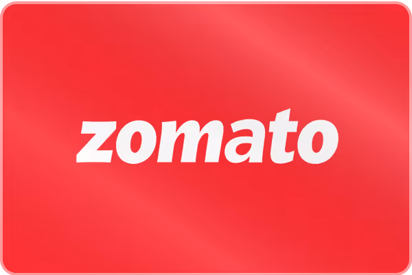 Zomato gift vouchers and food deals